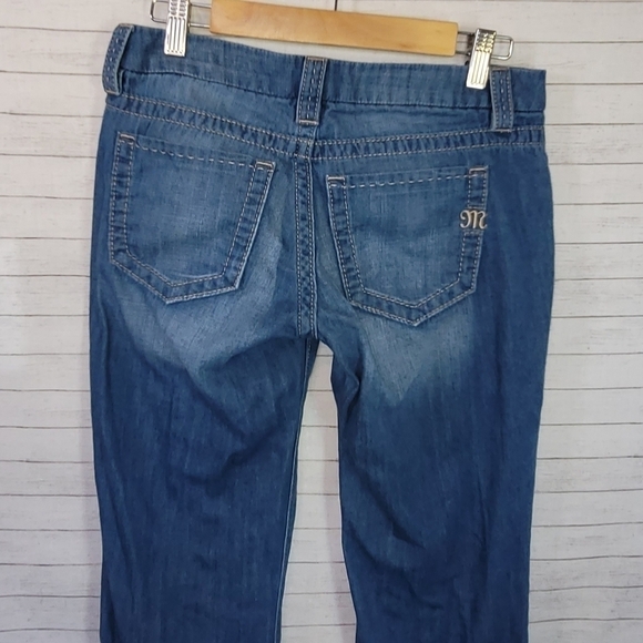 MISS ME MID RISE WIDE LEG JEANS, SZ 26 - Picture 4 of 11